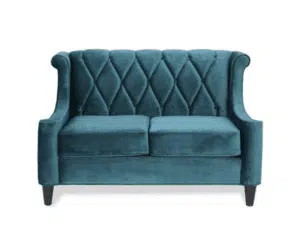 teal_velvet_love_seat