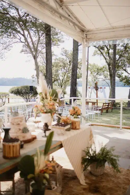 outdoor tent for an event