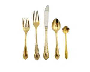 croydon gold flatware