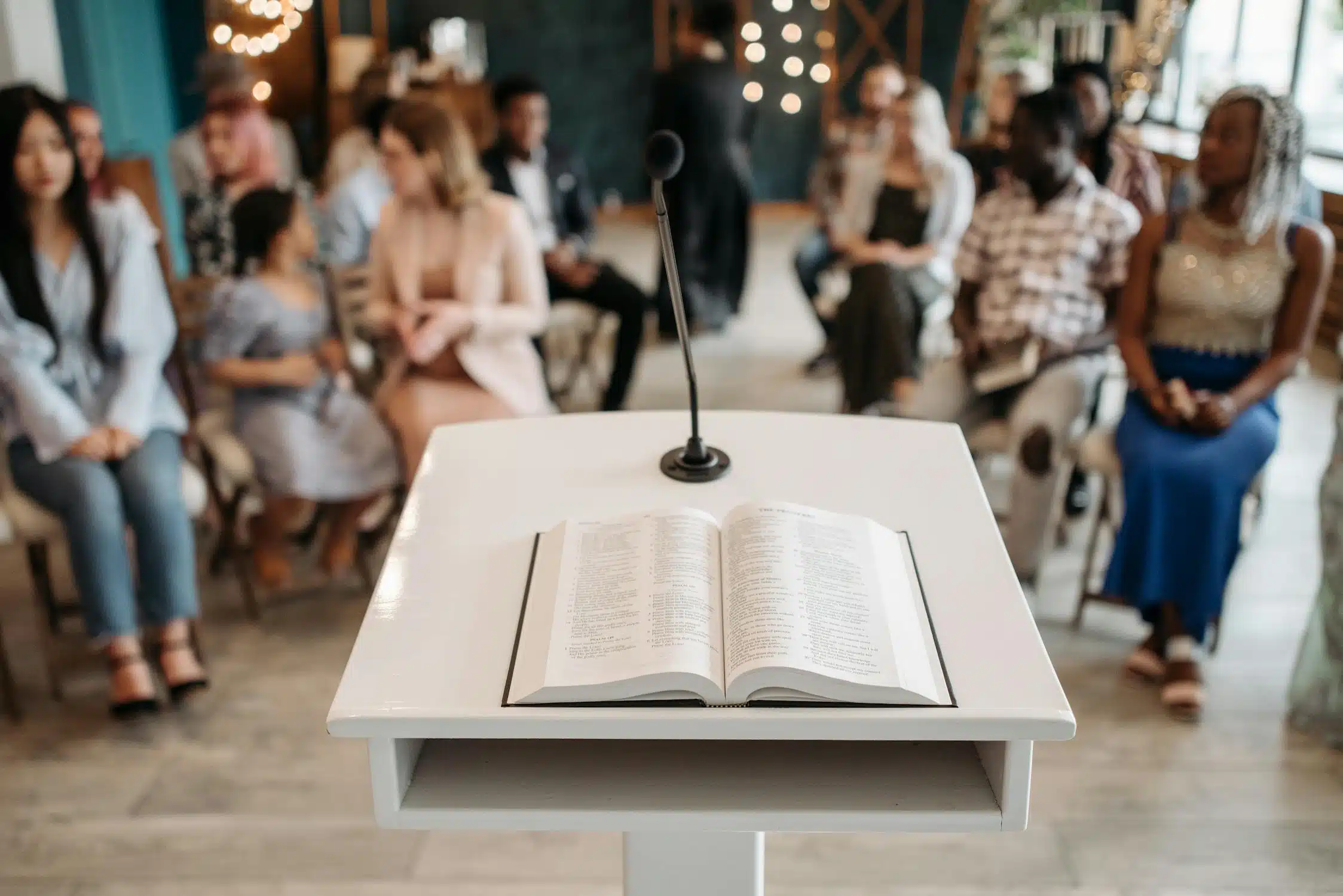 podium for lectures