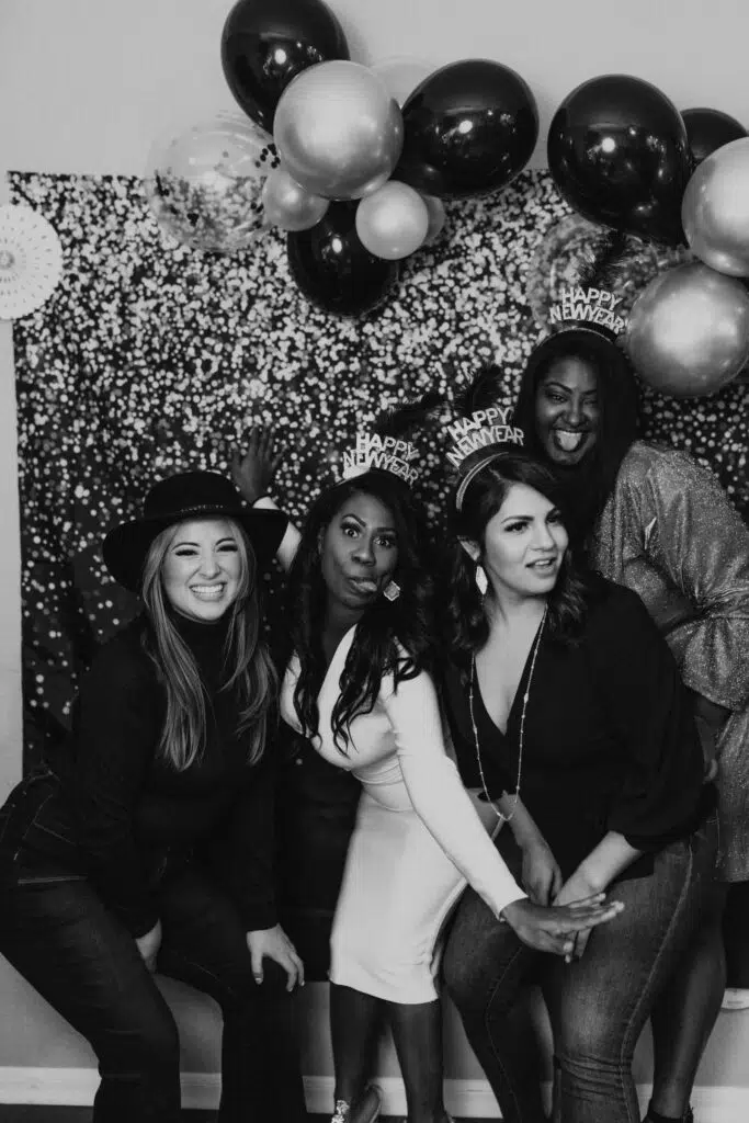 Festive Photo Booths That Shine With Creative Backdrops
