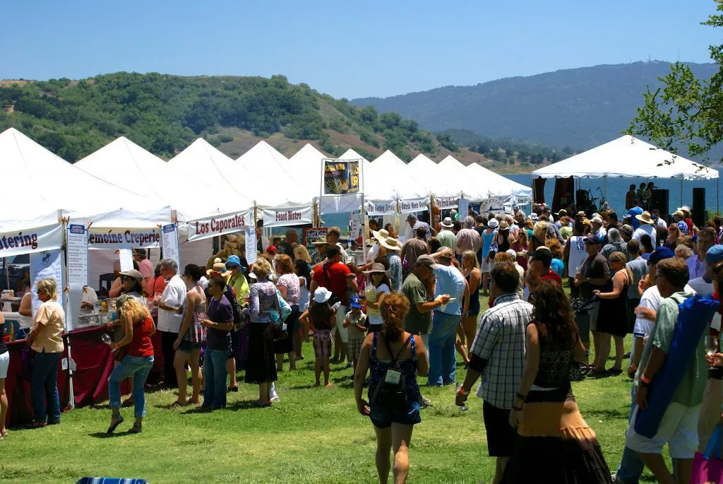 festival equipment at ojai wine festival