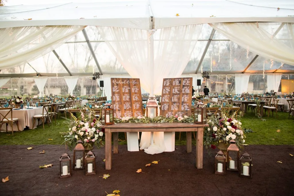 tented event sidewalls and flooring