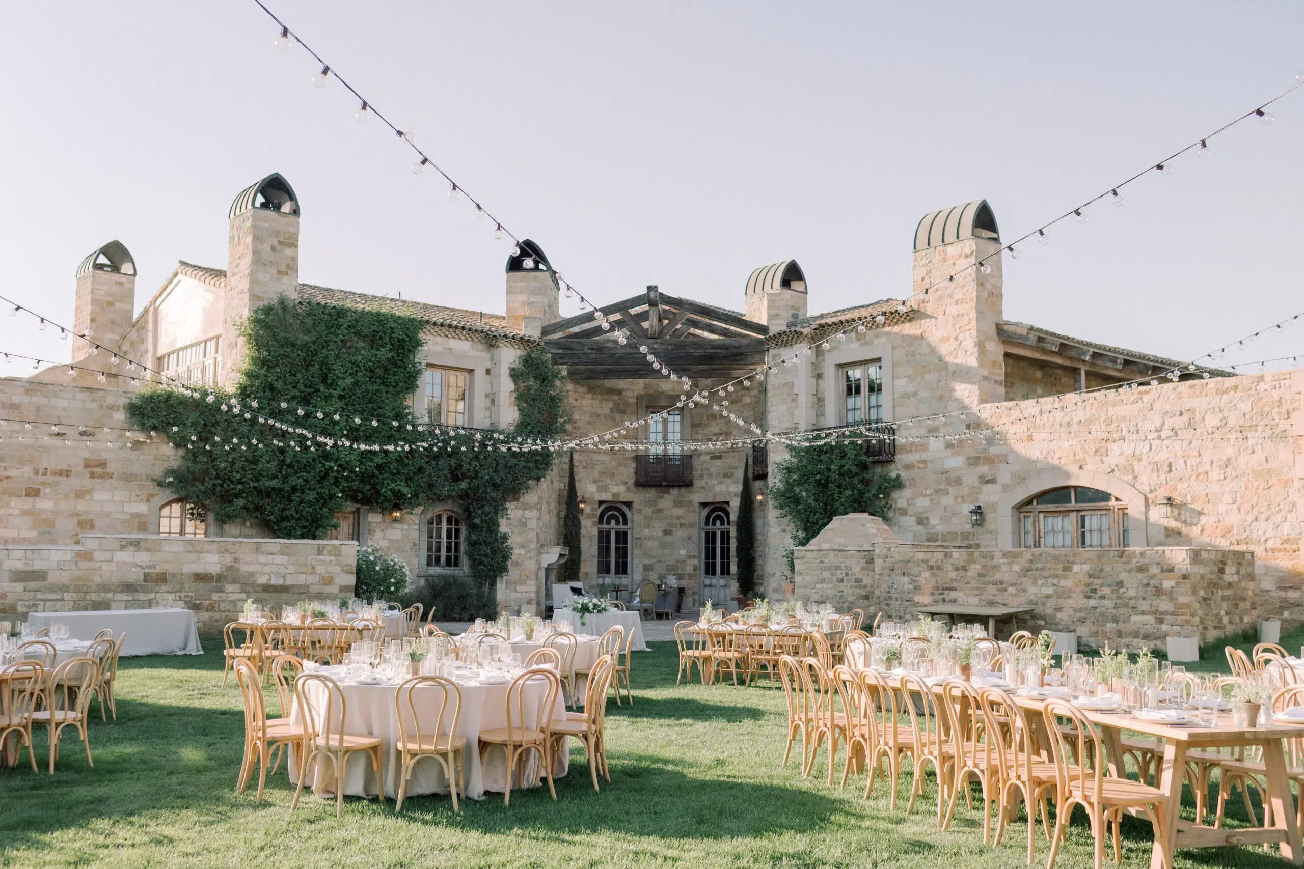 outdoor small event setup