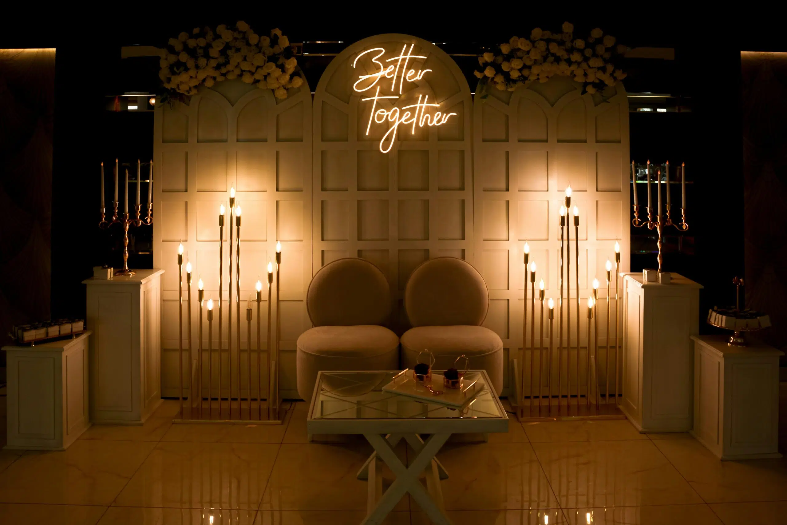 cute little event sofas