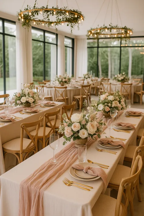trendy wedding table settings