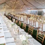 wedding tent lights
