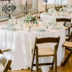quality linen at an event in santa barbara