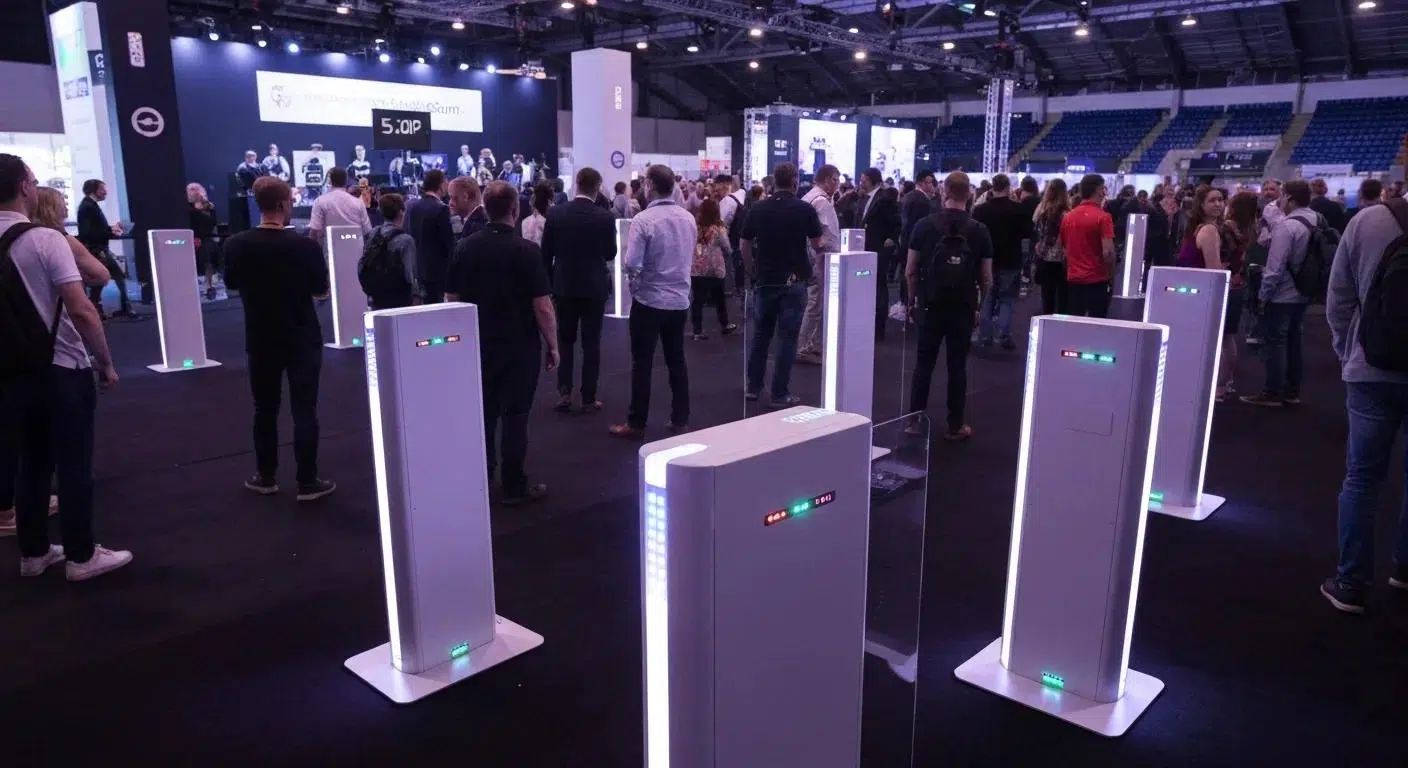 digital sensors for crowd control at event