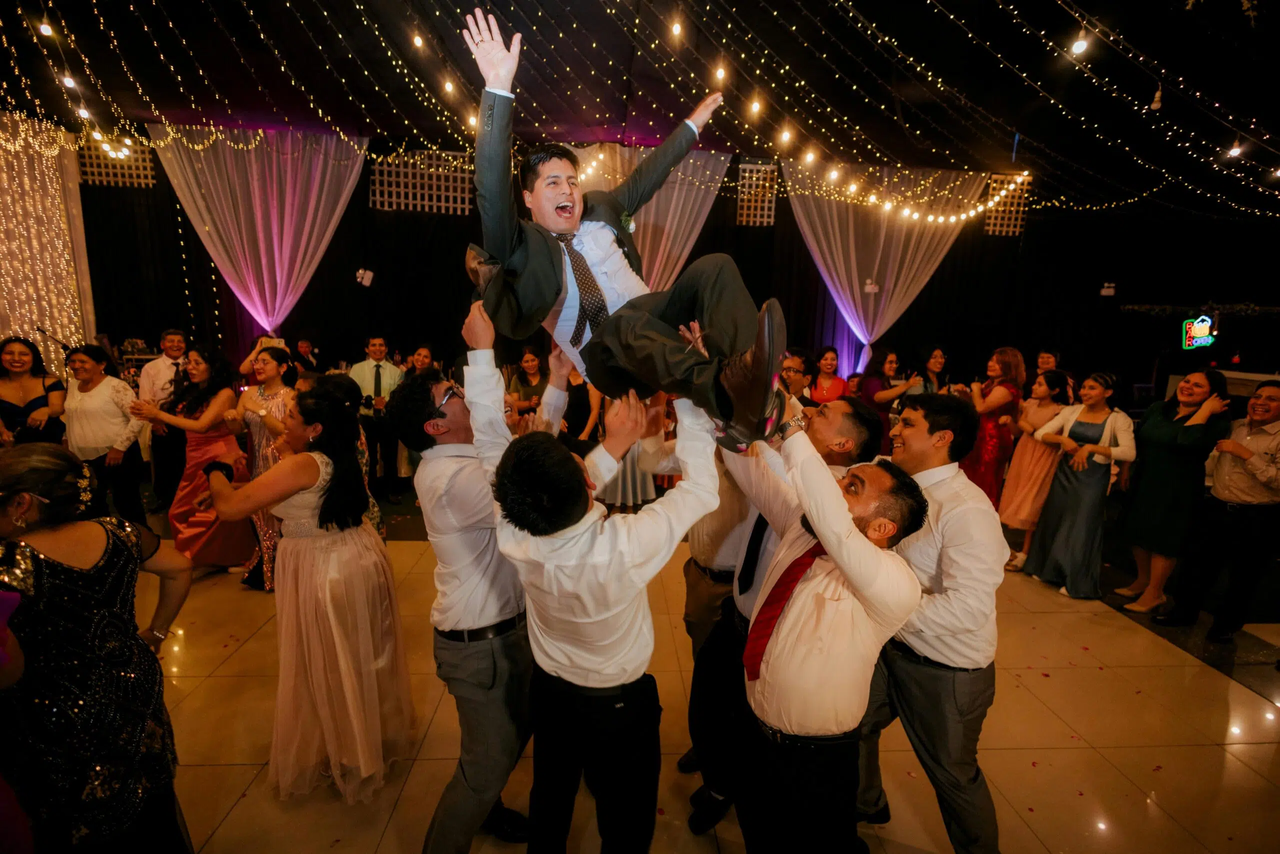 dance floor at outdoor event