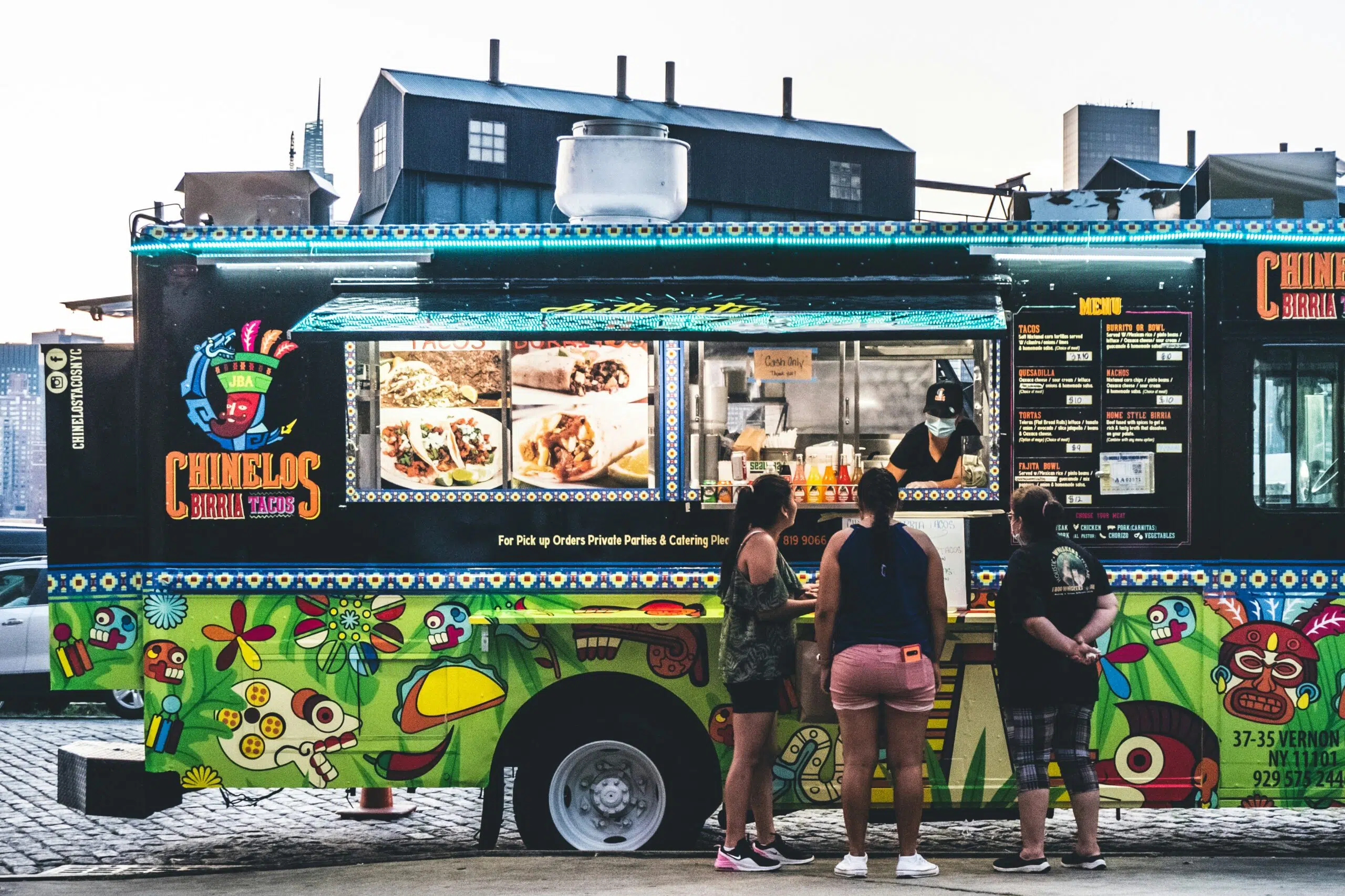 food truck at an event