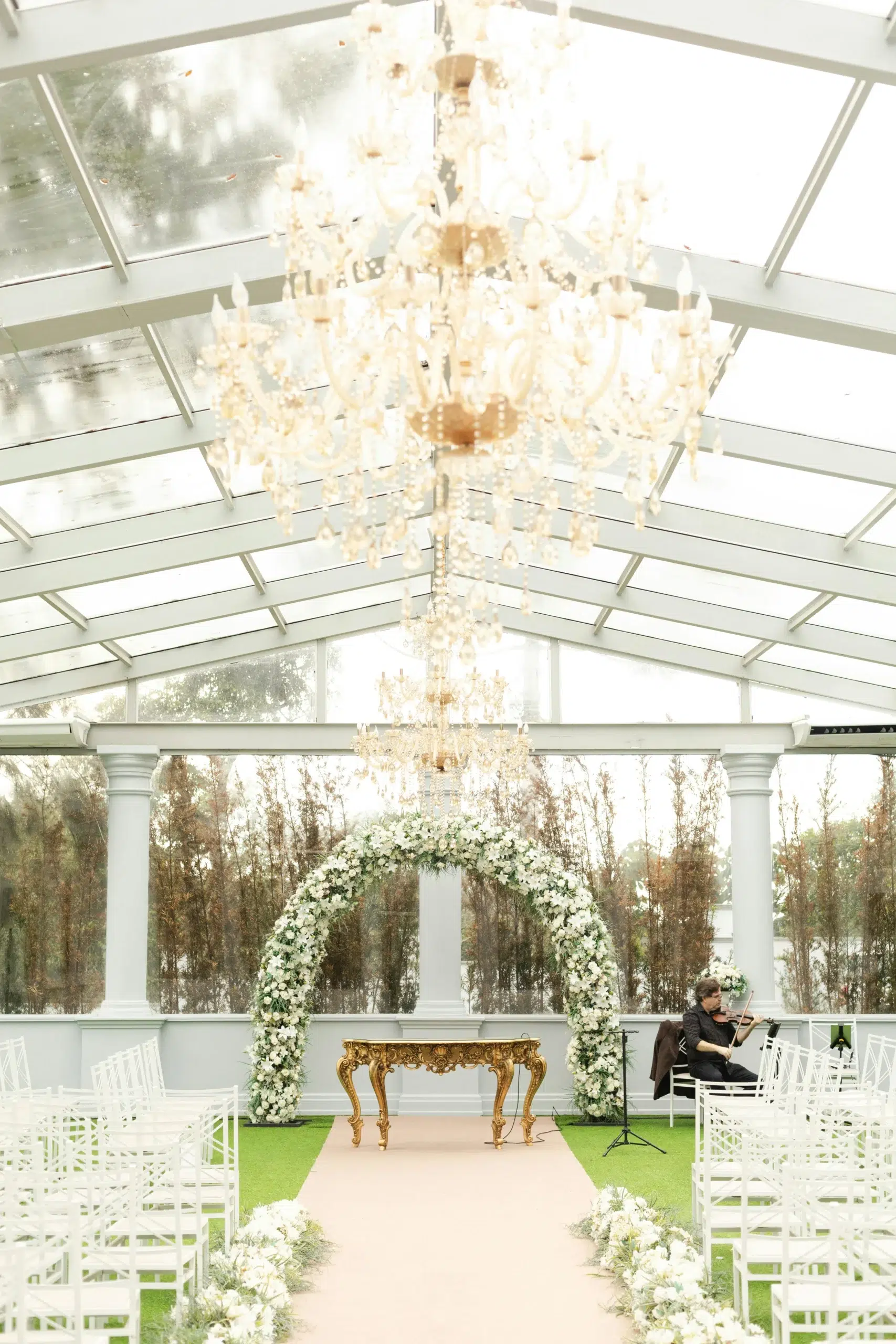 luxury outdoor wedding venue
