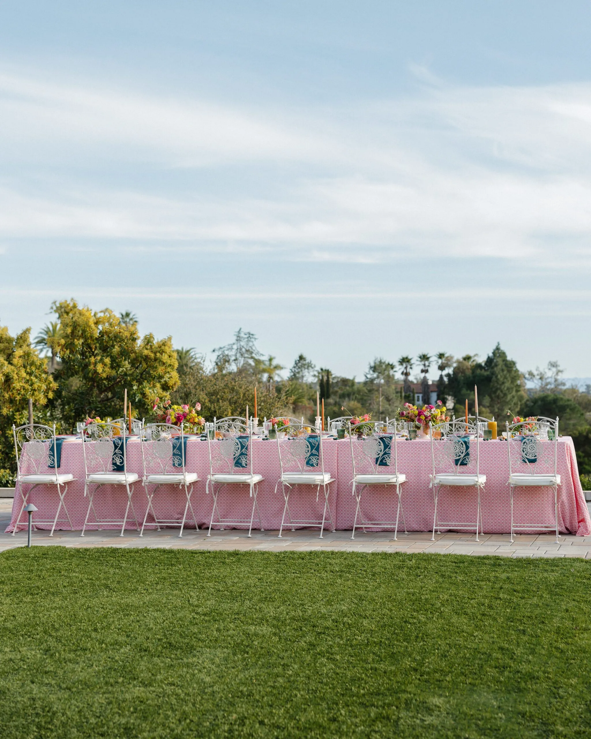intimate cozy event setup