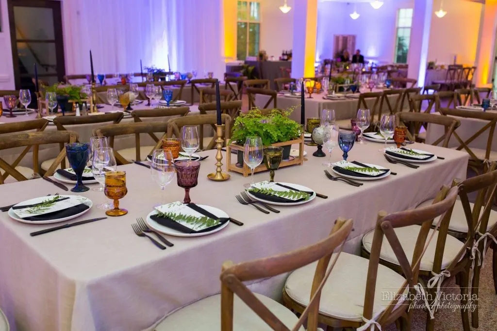 table styling and linens