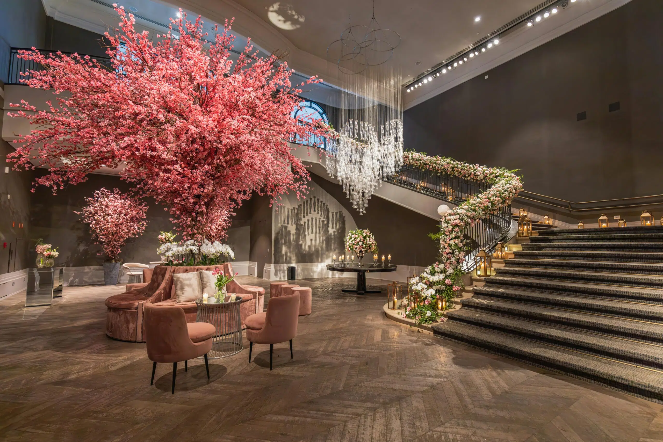 wooden event flooring