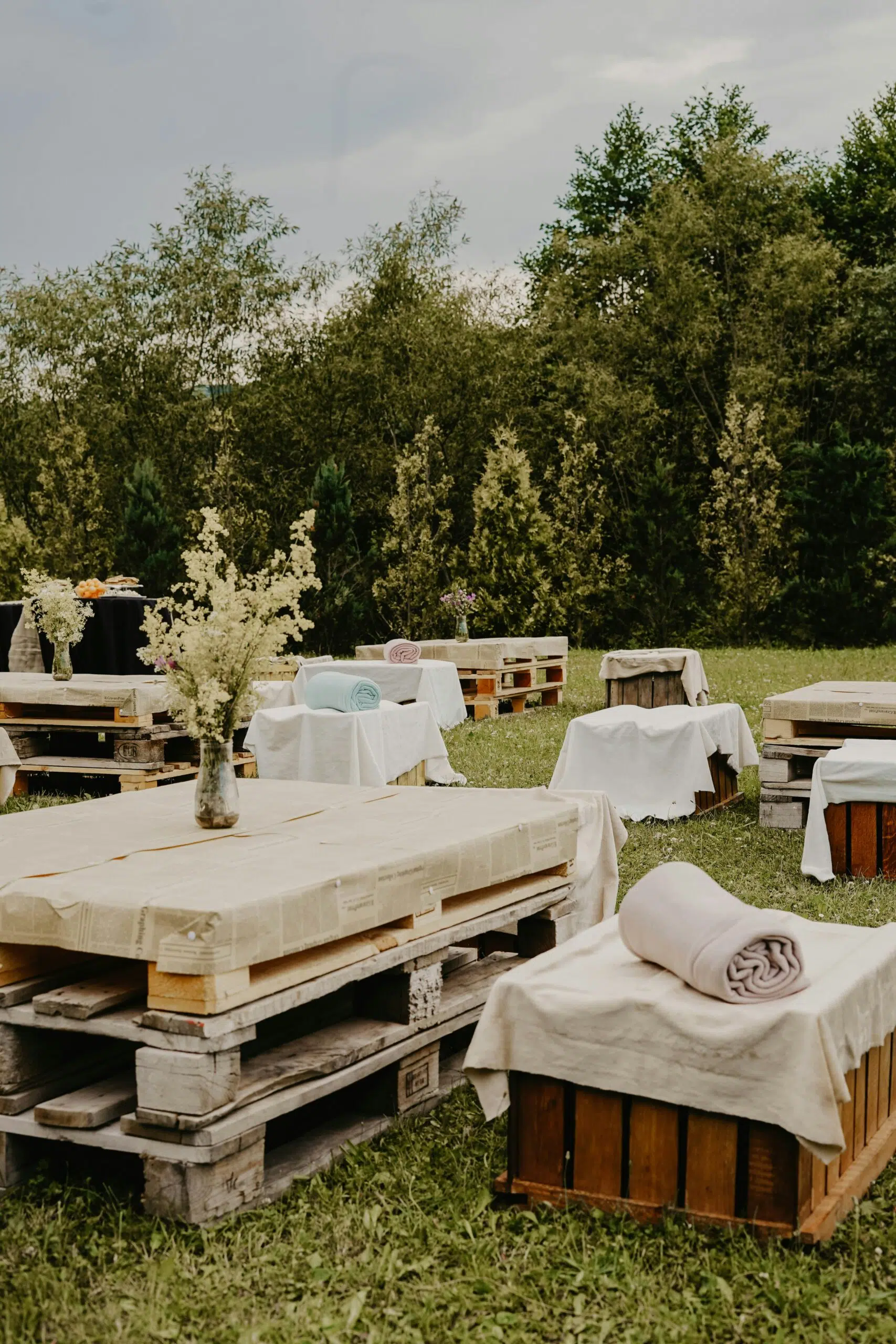 outdoor event preperations