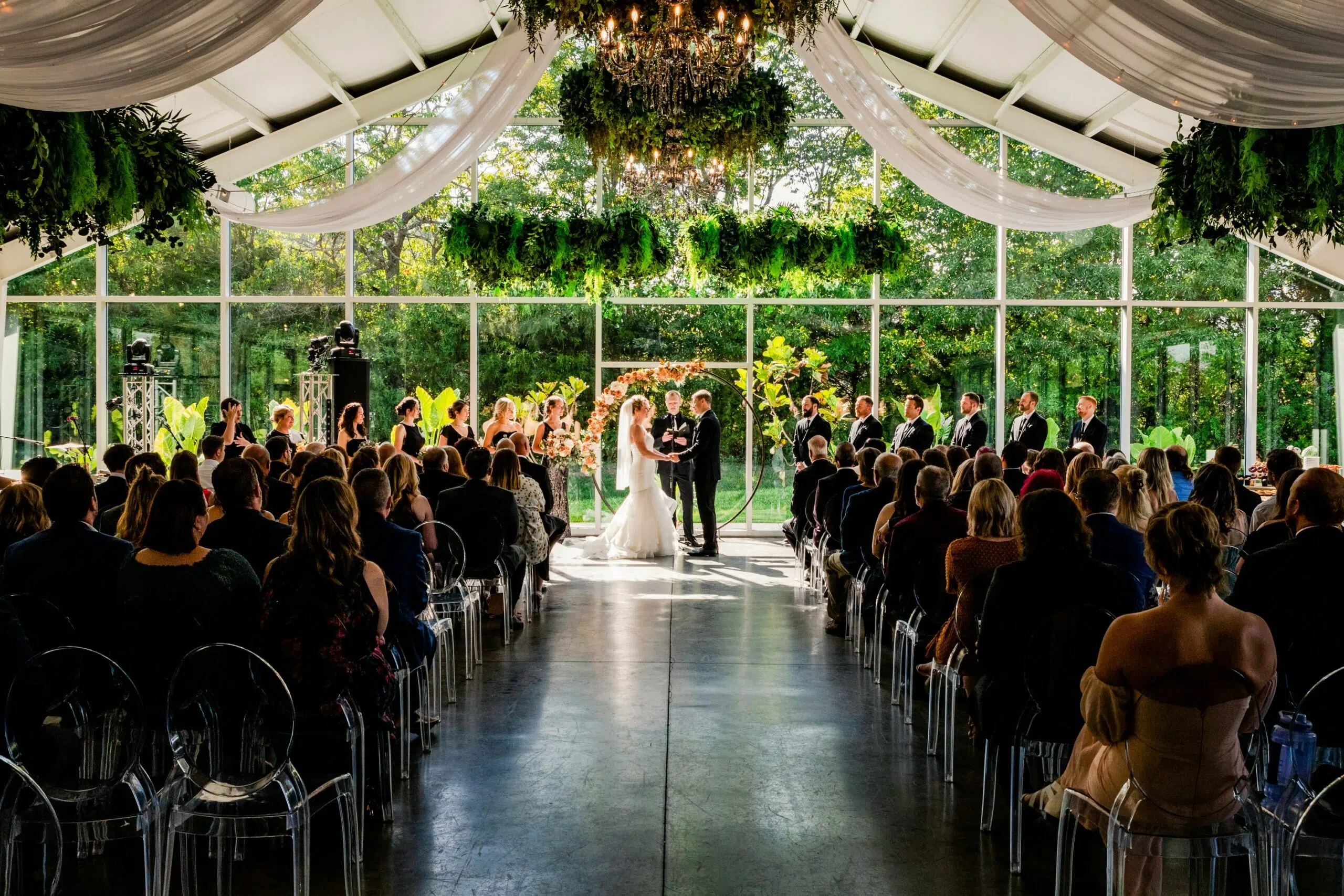 luxury wedding reception decor