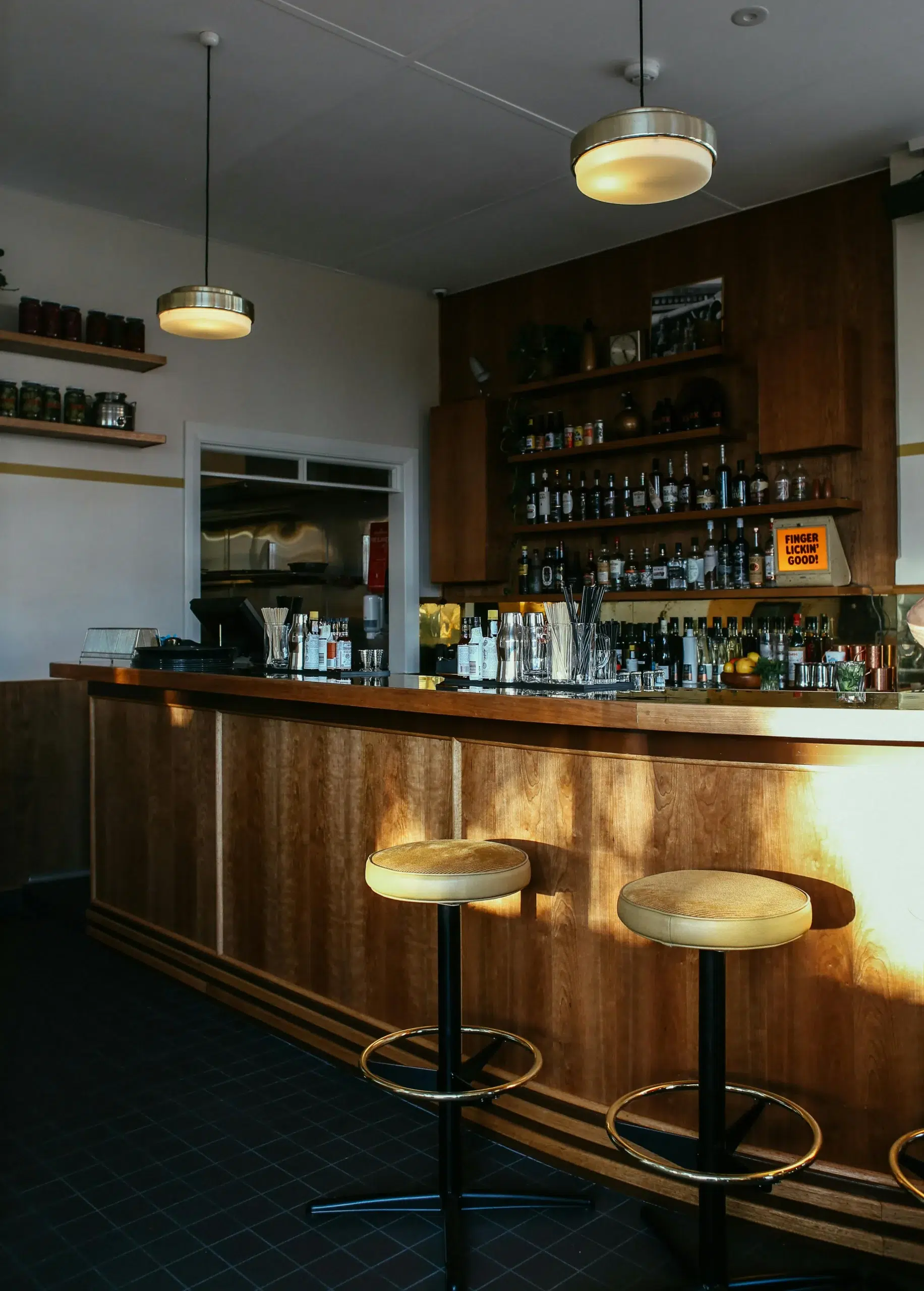 bar and bar stools