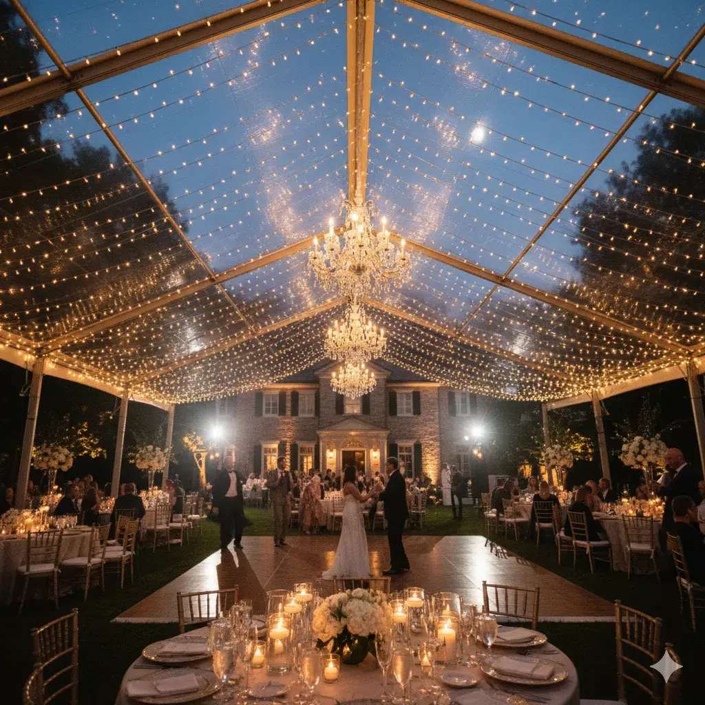 wedding lighting scheme