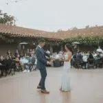 couple dancing at the wedding