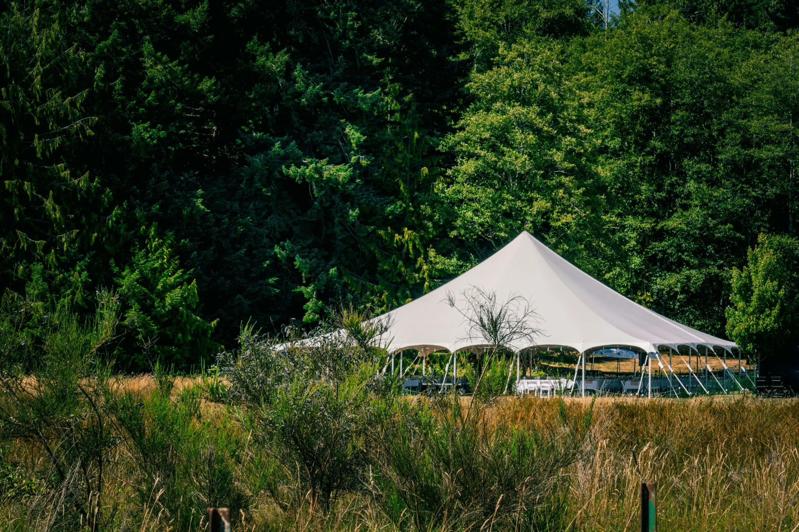 a tent setup for an event in Ventura