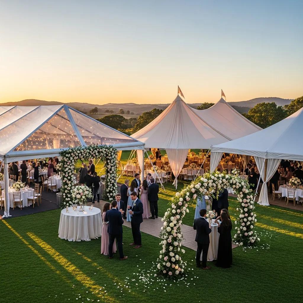 Elegant tent styles for Ventura County weddings and parties