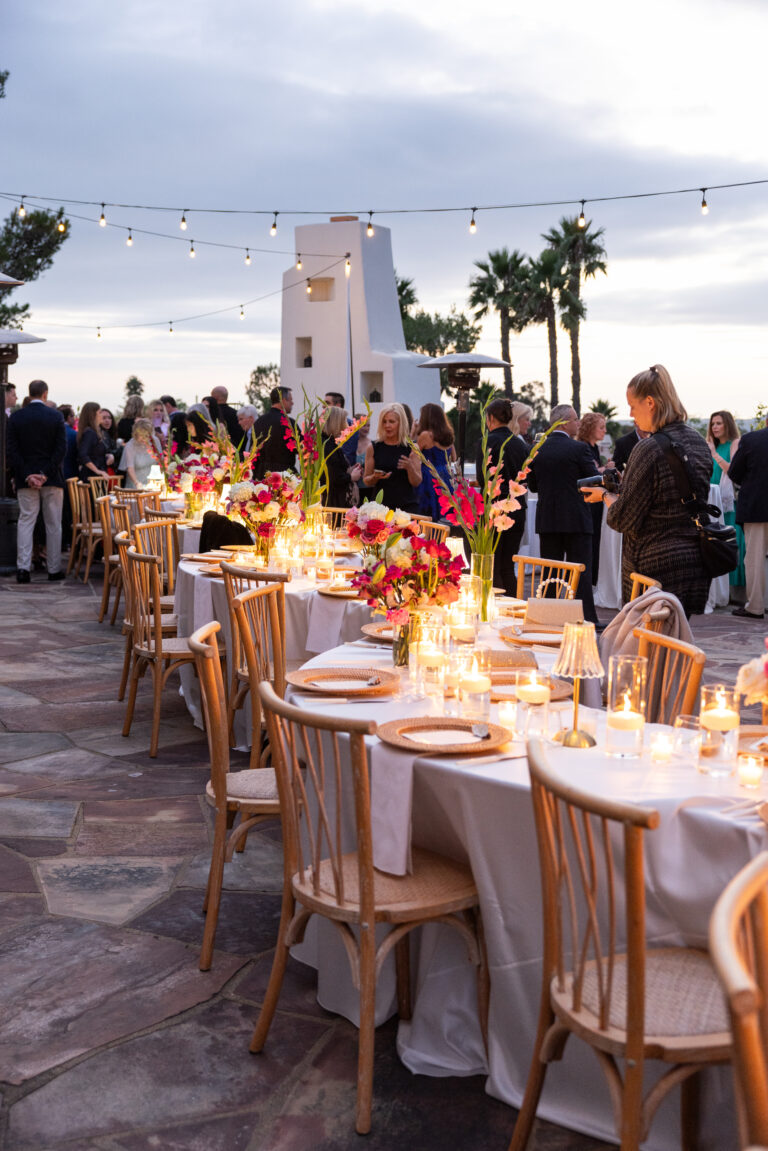 reception setup with chairs