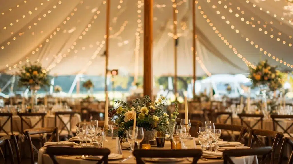 wedding tent, banquet, decor