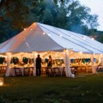 outdoor wedding tent