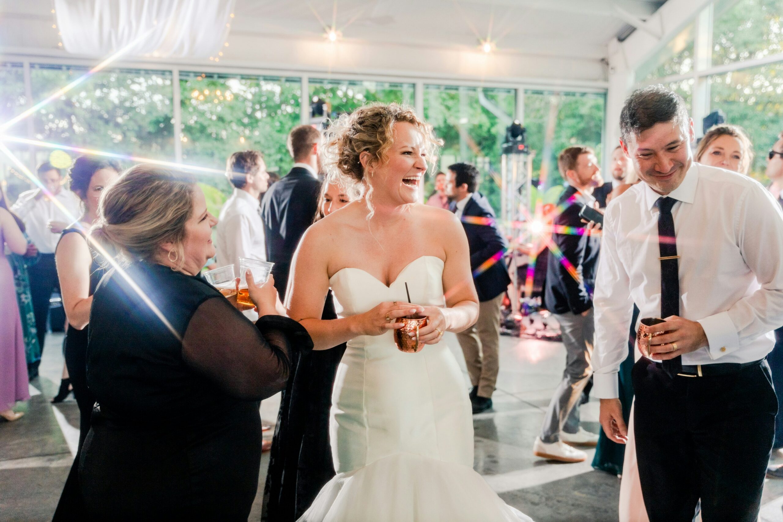 Outdoor venues wedding dance floor