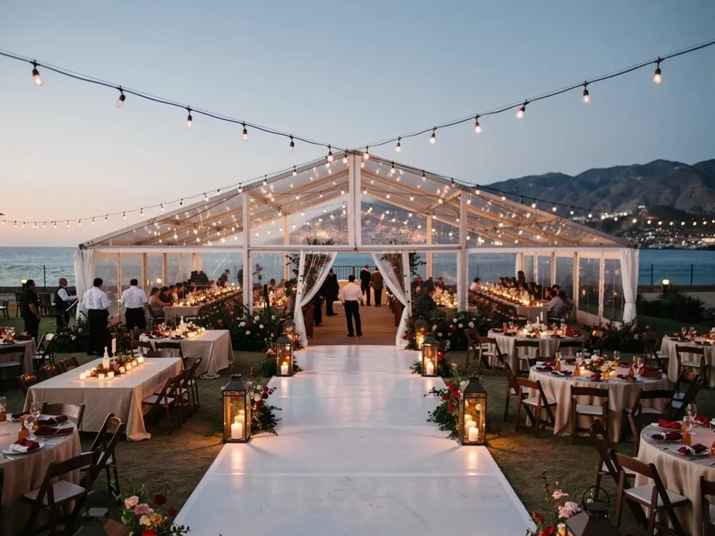Configure Tent Openings Around Guest and Staff Movement