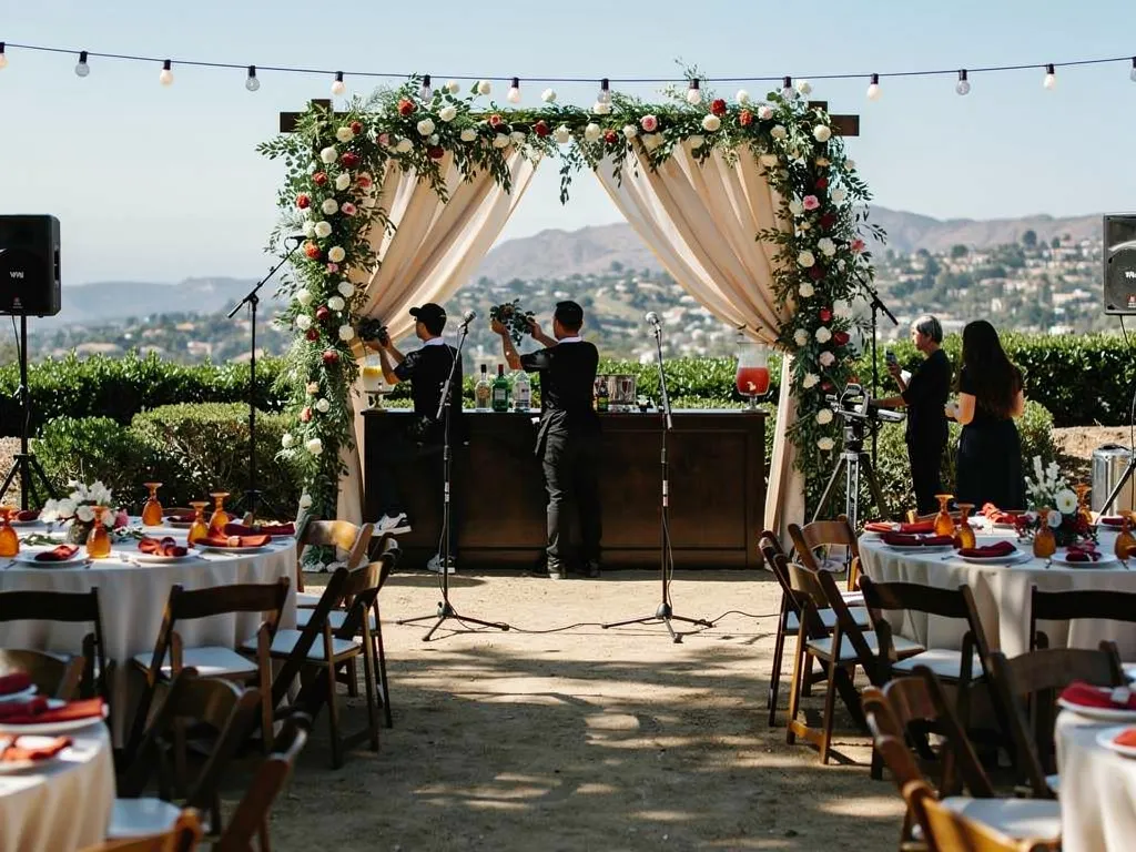 Sequence the Rental, Floral, and Venue Work