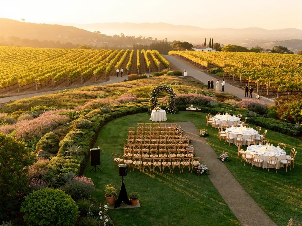 Planning Event Rentals for Santa Barbara Wine Country Settings