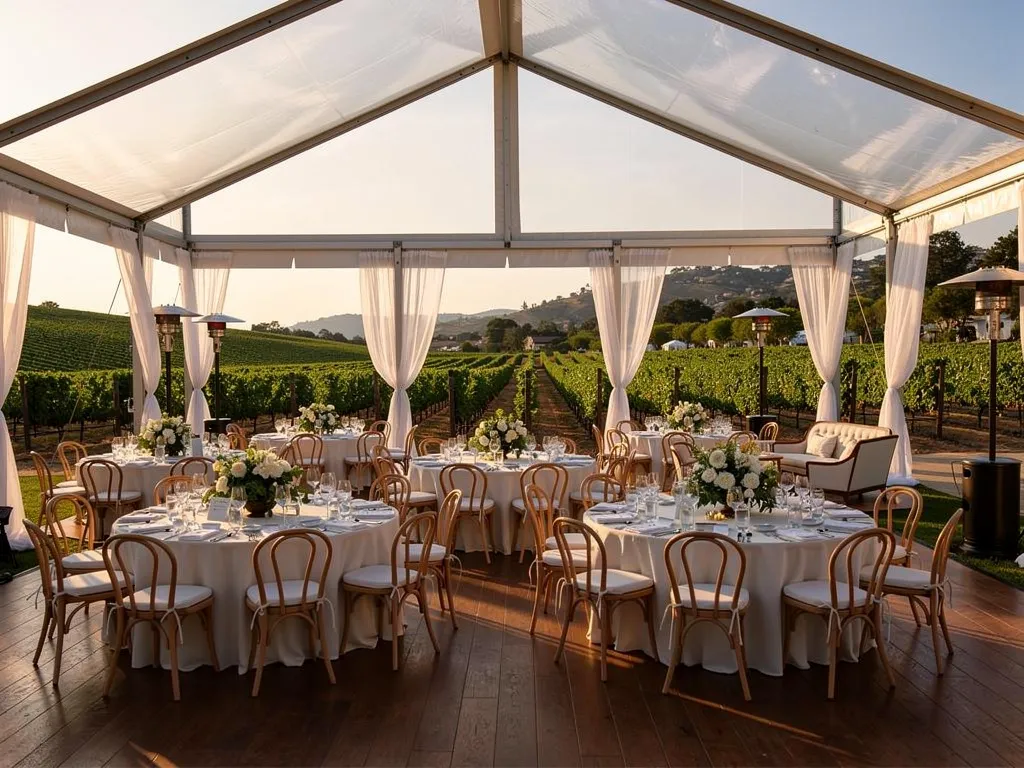 Tents and Outdoor Event Structures for Santa Barbara Events