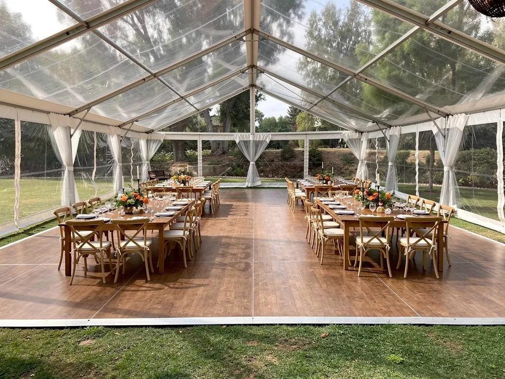 Use Flooring to Support the Tent Interior