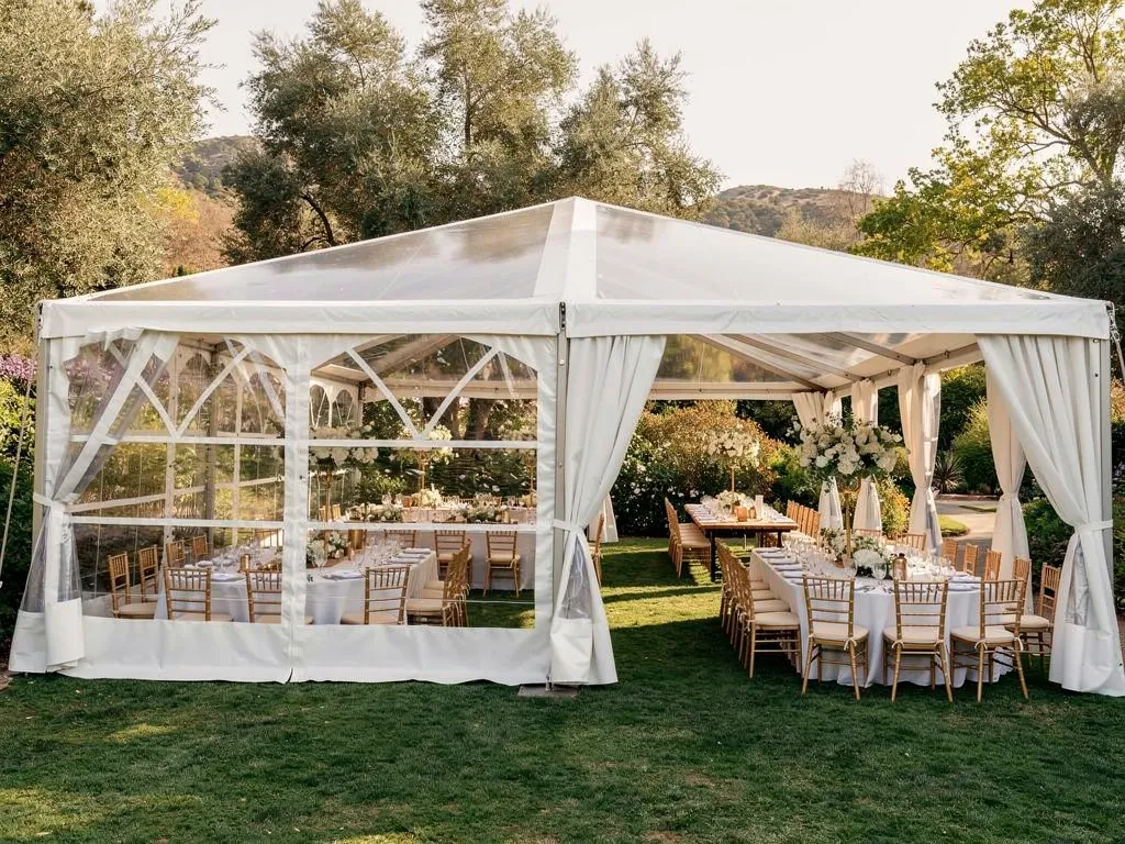 Plan Tent Sidewalls Around Weather and Guest Flow