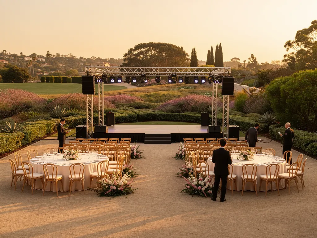 Planning Lighting and Staging for Outdoor Events