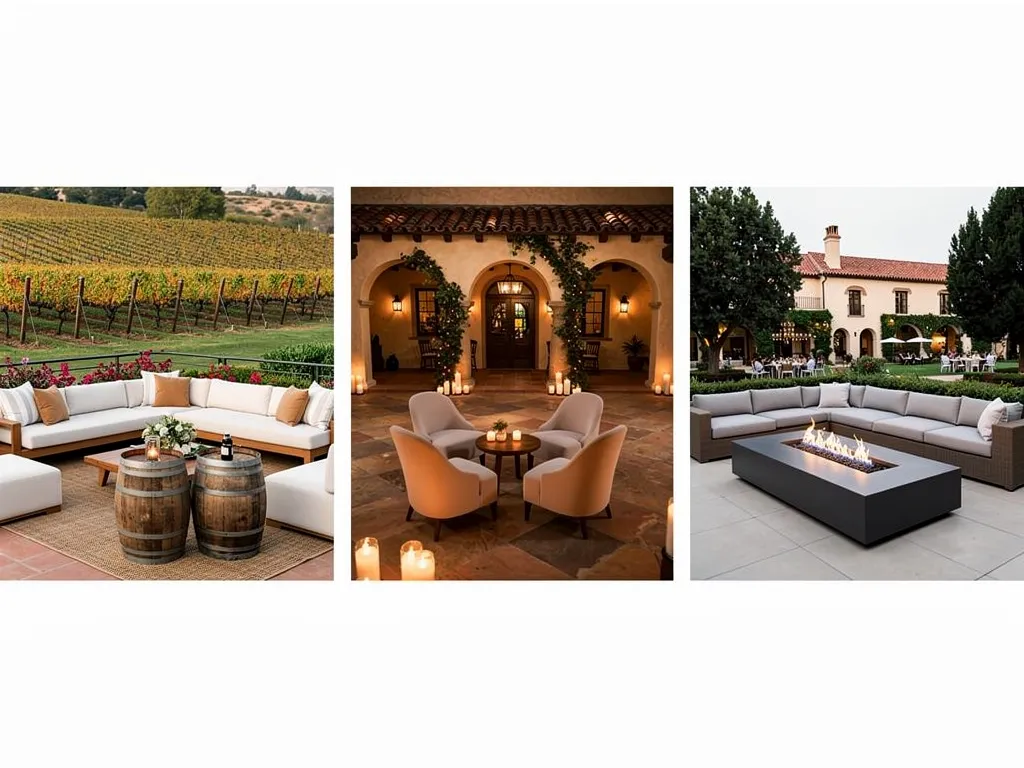 Designing Lounge Areas for Different Santa Barbara Event Settings