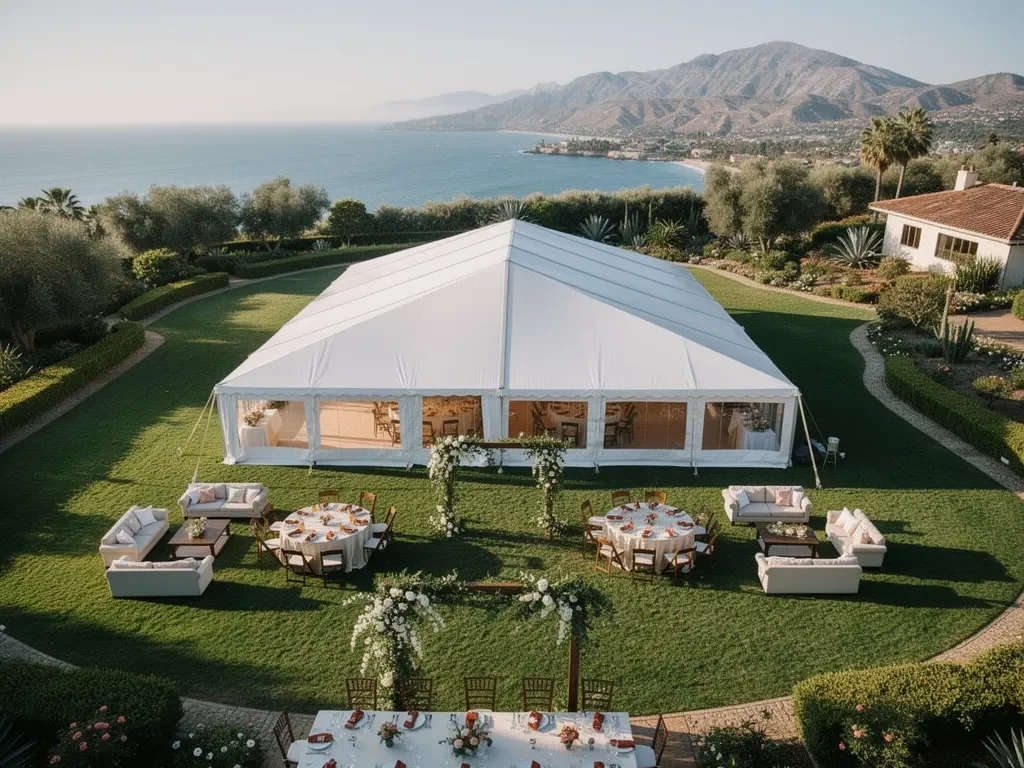 Planning the Tent Around the Santa Barbara Venue