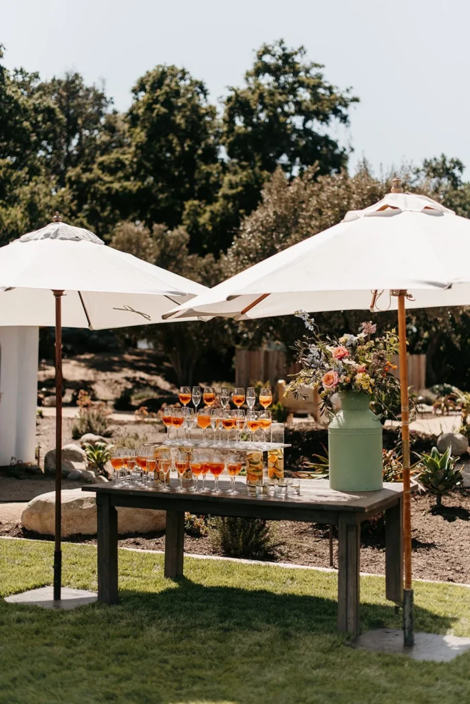 shade for beverage corner
