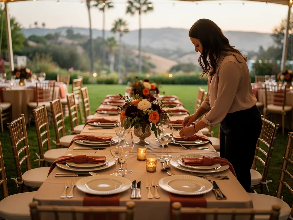 Complete a Final Tabletop Check Before Guests Arrive