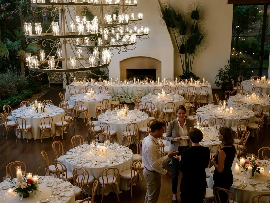 Coordinate the Planner, Caterer, Florist, and Rental Team