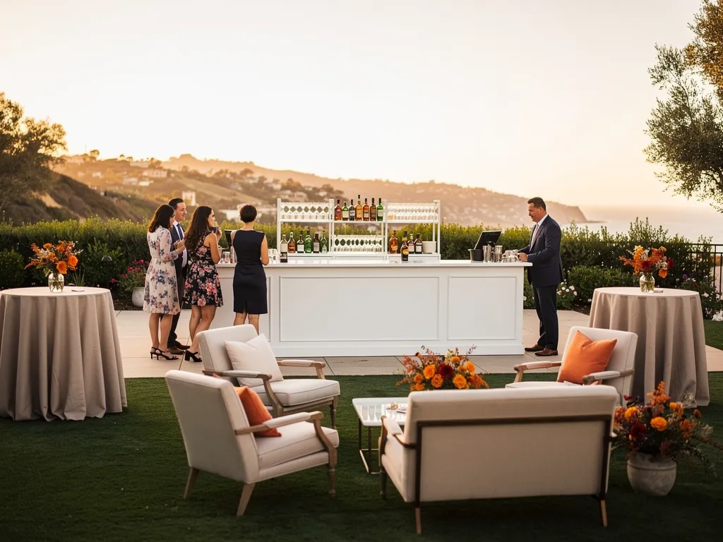 Coordinate the Bar With Cocktail Tables and Lounge Seating