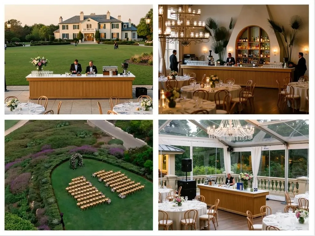 Plan Bars for Different Santa Barbara Event Settings