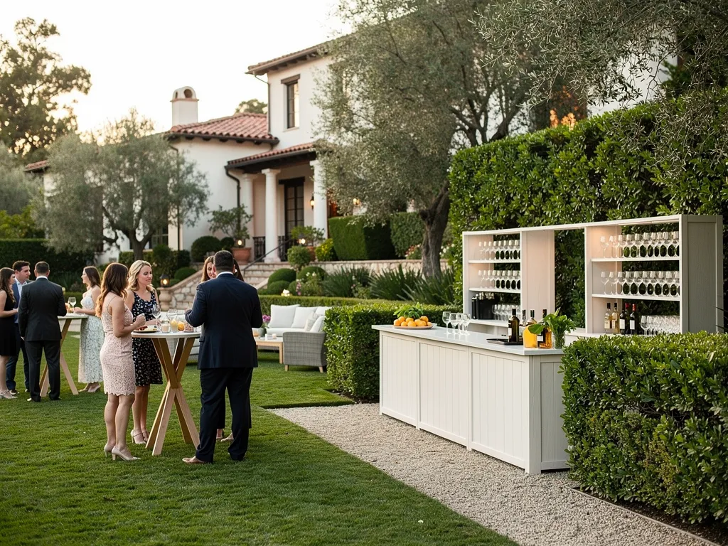 Where Should the Bar Go at a Montecito Estate Wedding