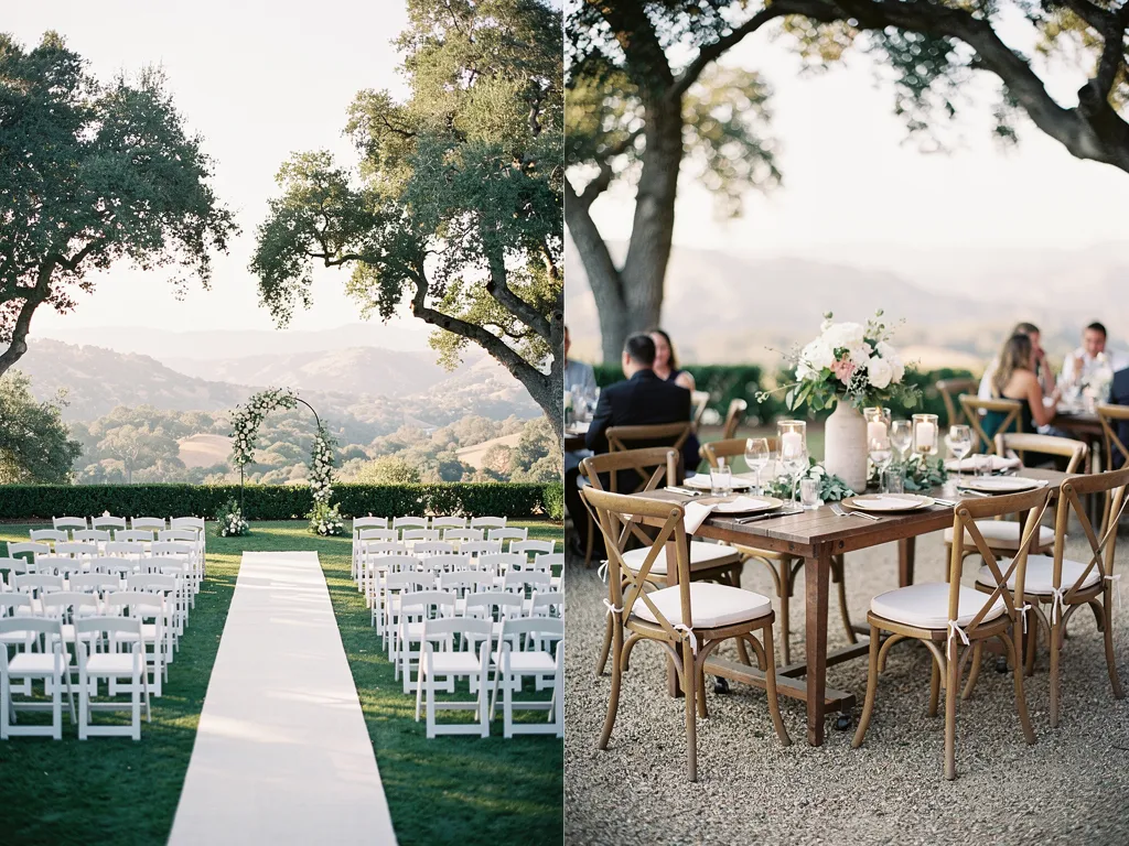 Using Different Chair Styles for Ceremony and Reception