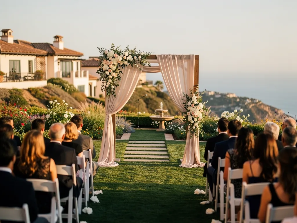 Plan the Structure Around the Ceremony Backdrop