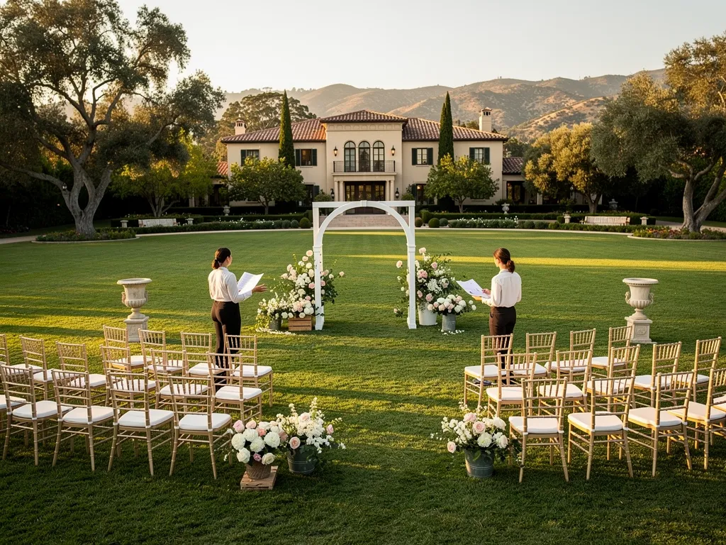 Planning Ceremony Rentals on an Estate Property