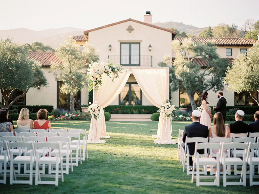 Why the Ceremony Structure Matters at a Montecito Estate Wedding