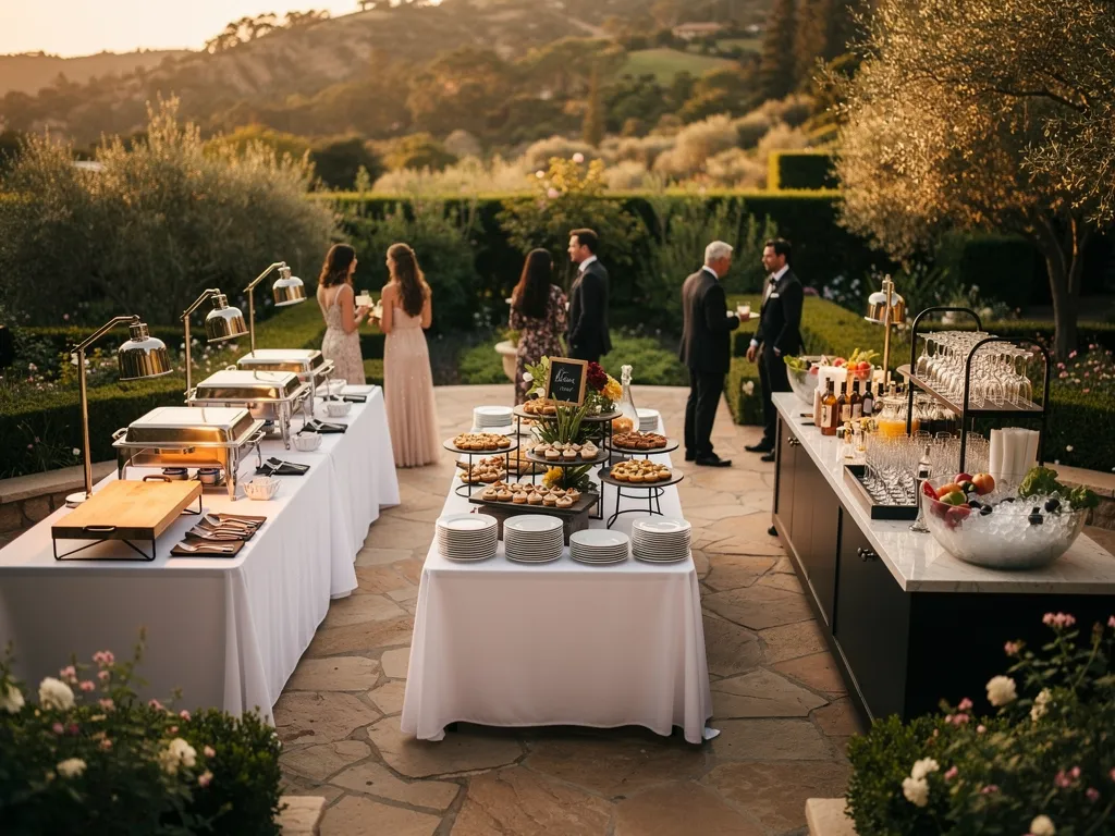 Food Stations or Cocktail-Style Service